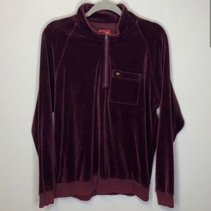 Supreme velvet 1/2 pullover
